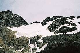 The glacier above Ushuaia